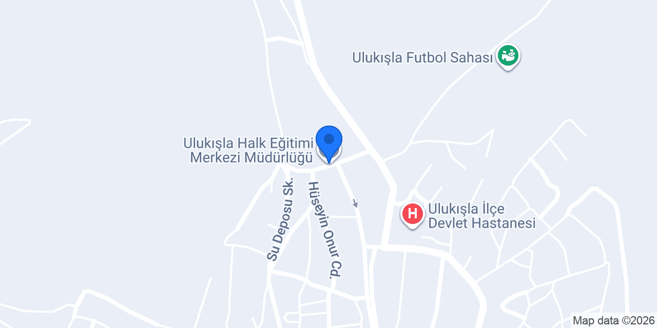 Ulukışla Halk Eğitimi Merkezi Müdürlüğü konumu