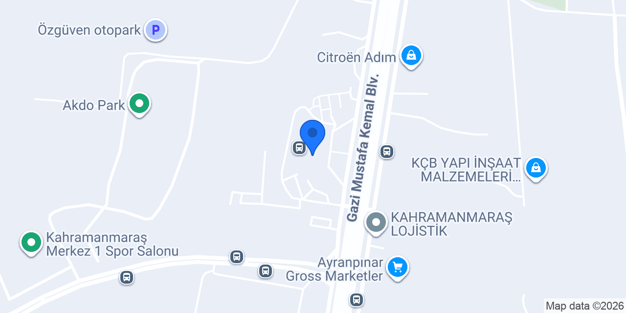 Kahramanmaraş Ede Turizm konumu