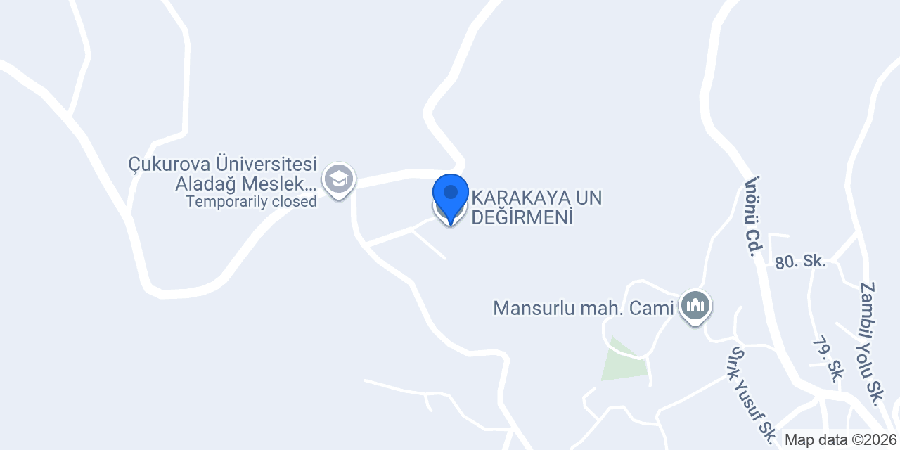 KARAKAYA UN DEĞİRMENİ konumu