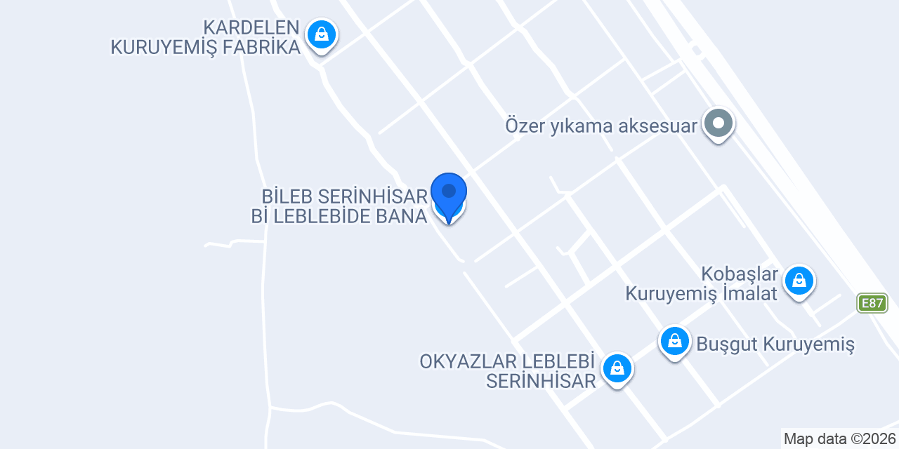 BİLEB SERİNHİSAR Bİ LEBLEBİDE BANA konumu