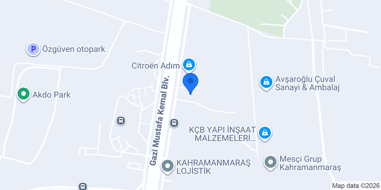 Rs Servis Bilal Yunus Otomotiv konumu