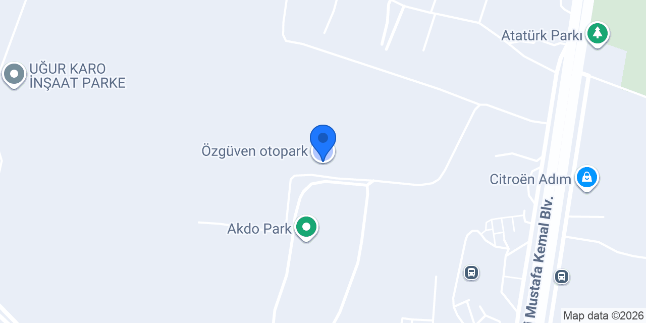 Özgüven otopark konumu