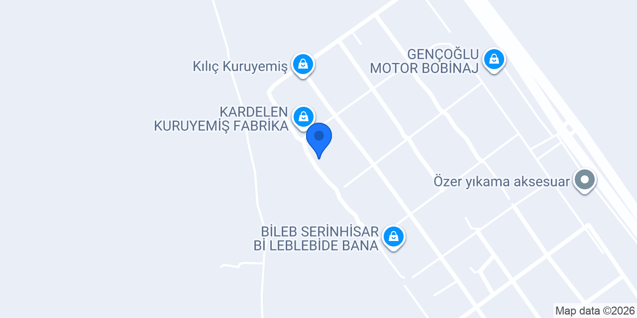 Çerezci Baba Kuruyemiş konumu