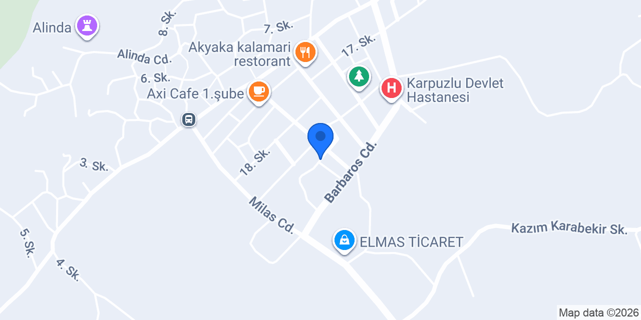 Diş Hekimi Büşra Özkan Uğuz konumu