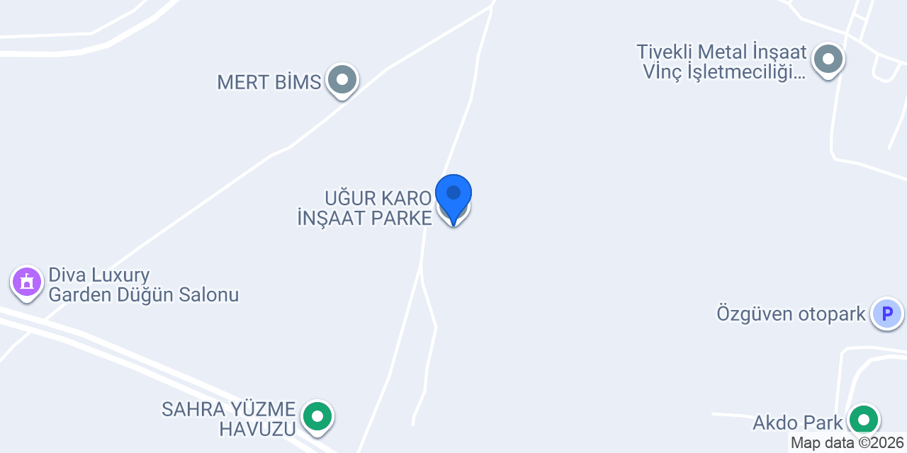 UĞUR KARO İNŞAAT PARKE konumu