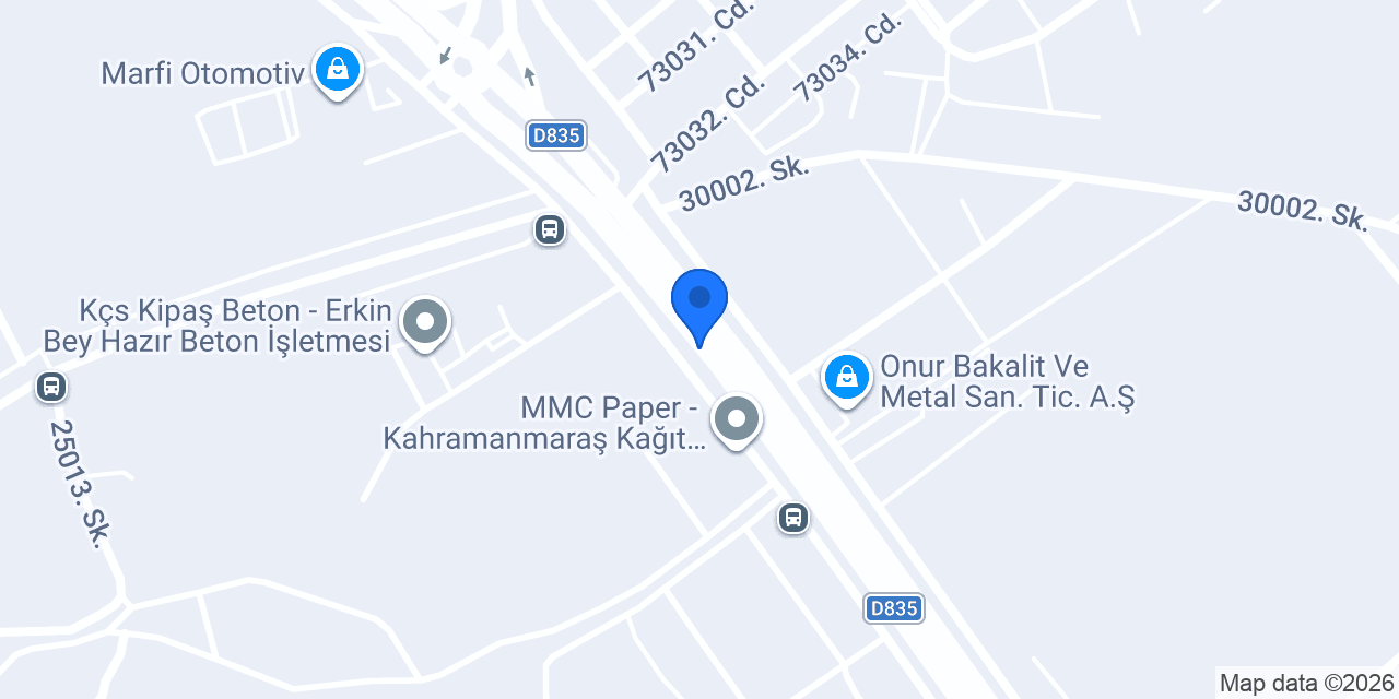 KÇS Kipaş Çimento konumu