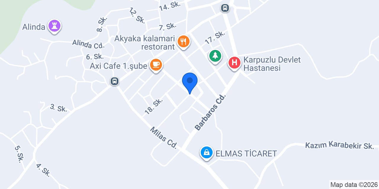 Uğurlu makas saç tasarım konumu
