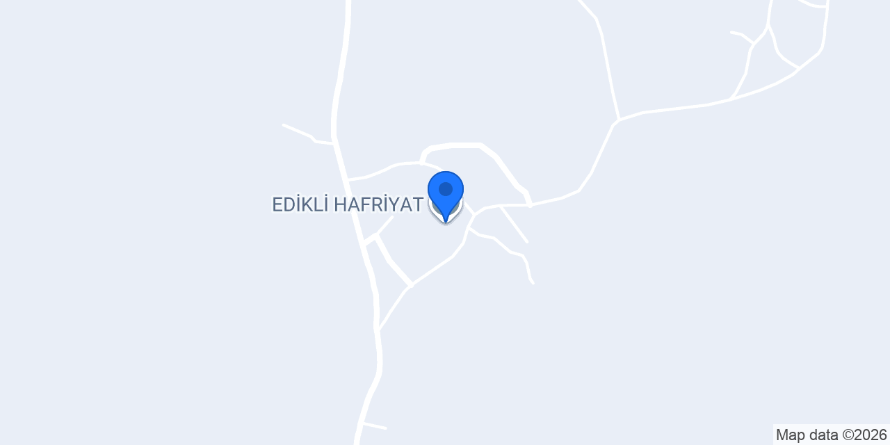 EDİKLİ HAFRİYAT konumu