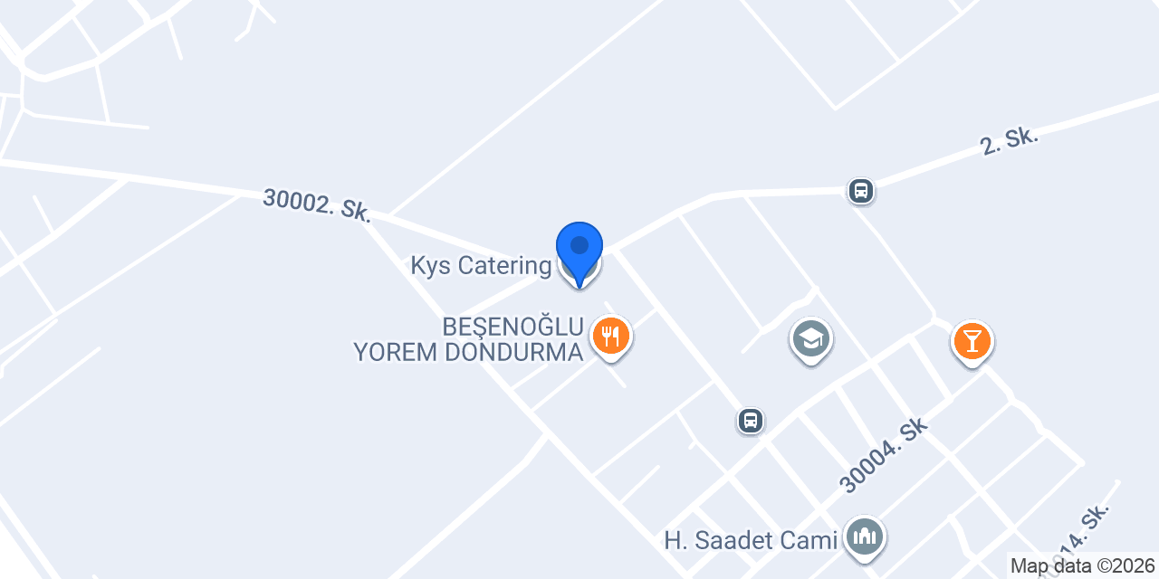 Kys Catering konumu