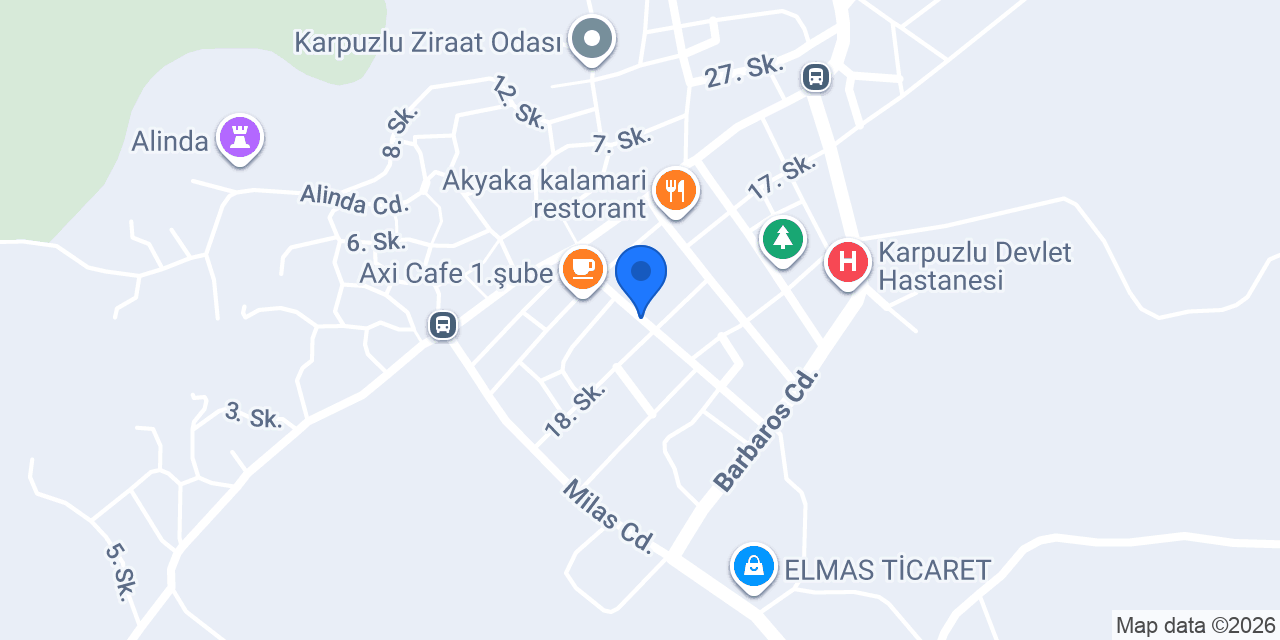 Şenyüz Et Lokantası konumu