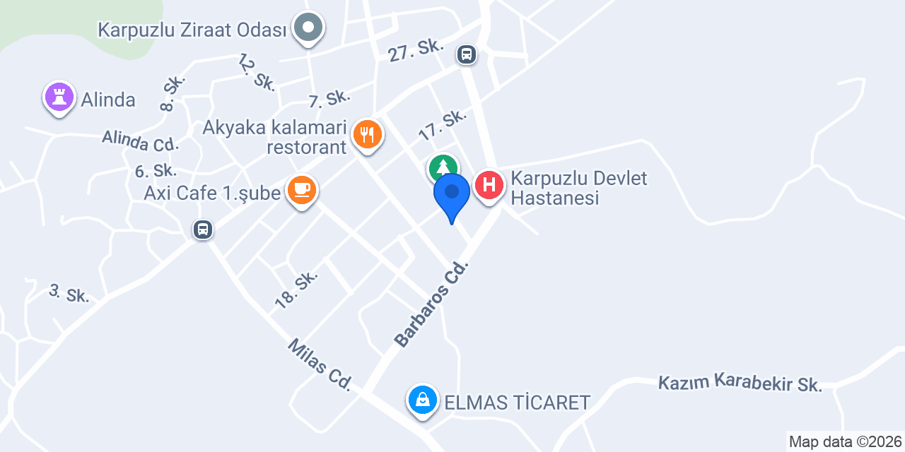 Alinda Eczanesi konumu