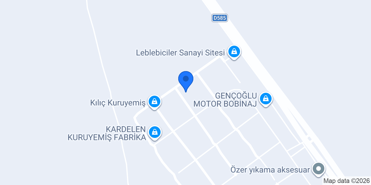 Süleyman Parça LEBLEBİ imalatı konumu