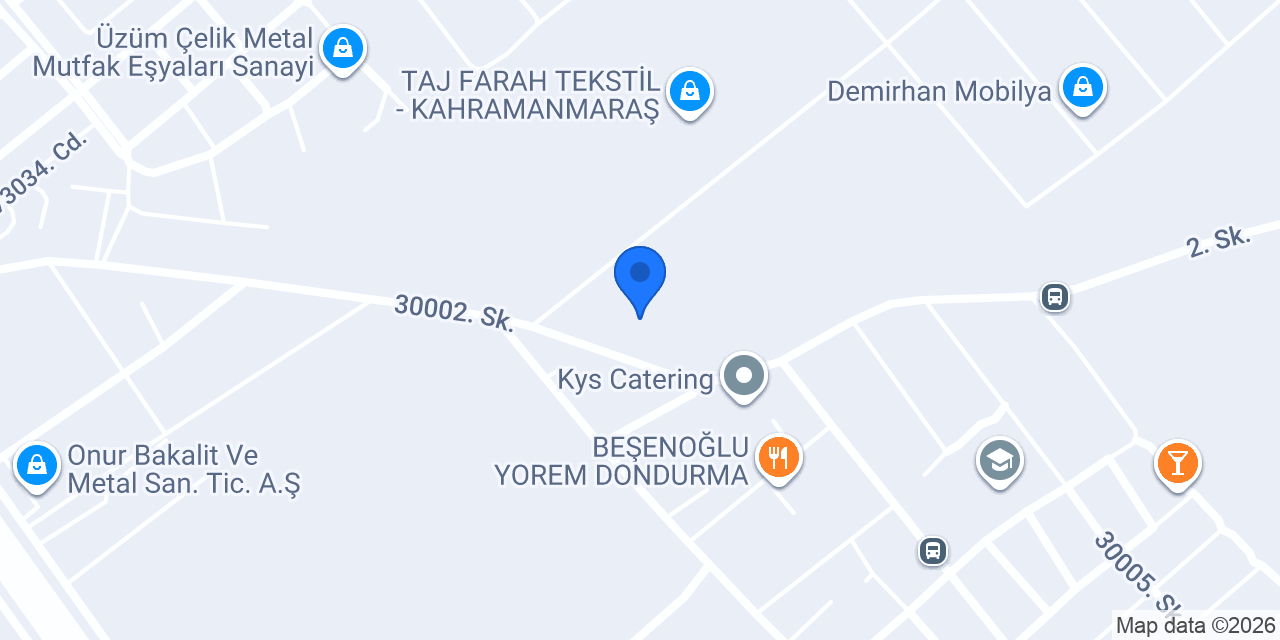 Bilsa Gıda Dağıtım Pazarlama Ltd.Şti. konumu