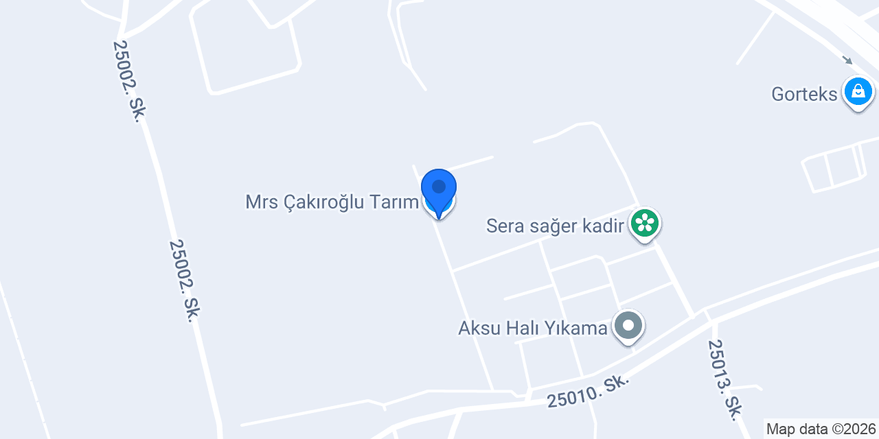 Mrs Çakıroğlu Tarım konumu
