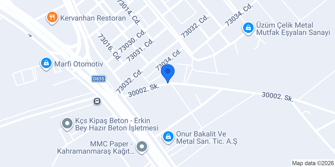 HVS DEMİR ÇELİK PREFABRİK KONTEYNER konumu