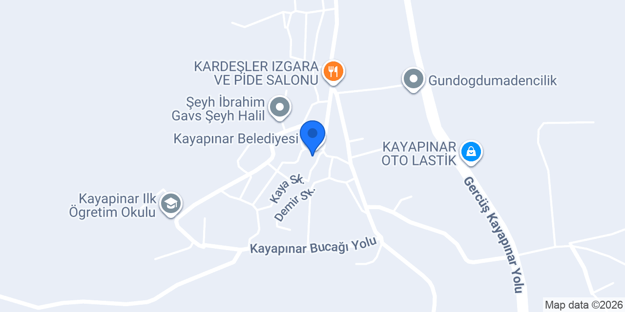 Kayapınar Belediyesi konumu