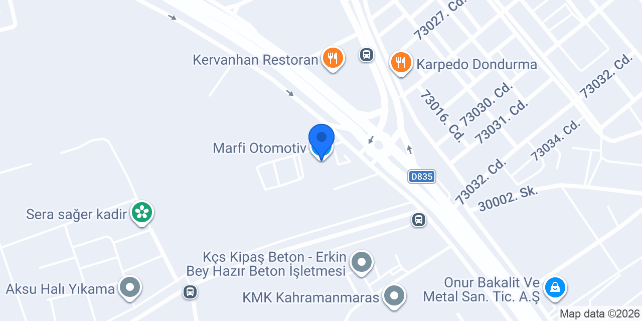 Marfi Otomotiv konumu