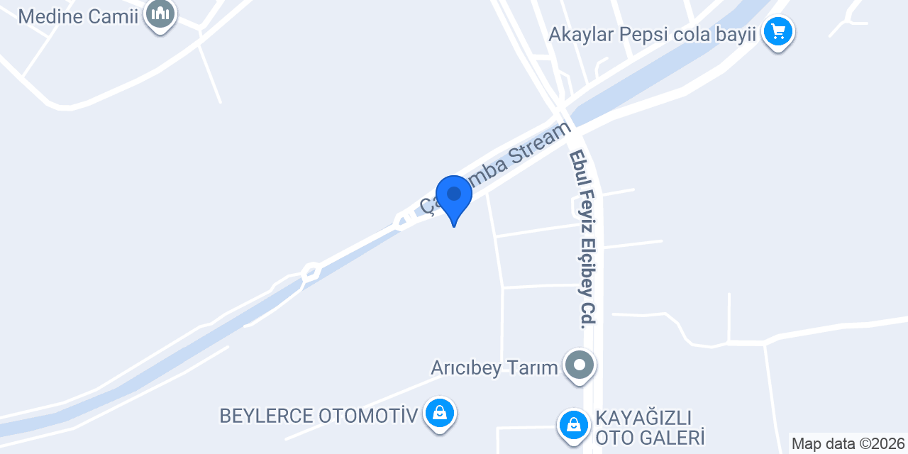 Çiçek Avize ve Aydınlatma konumu