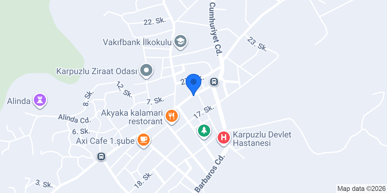Saraçoğlu Pide konumu