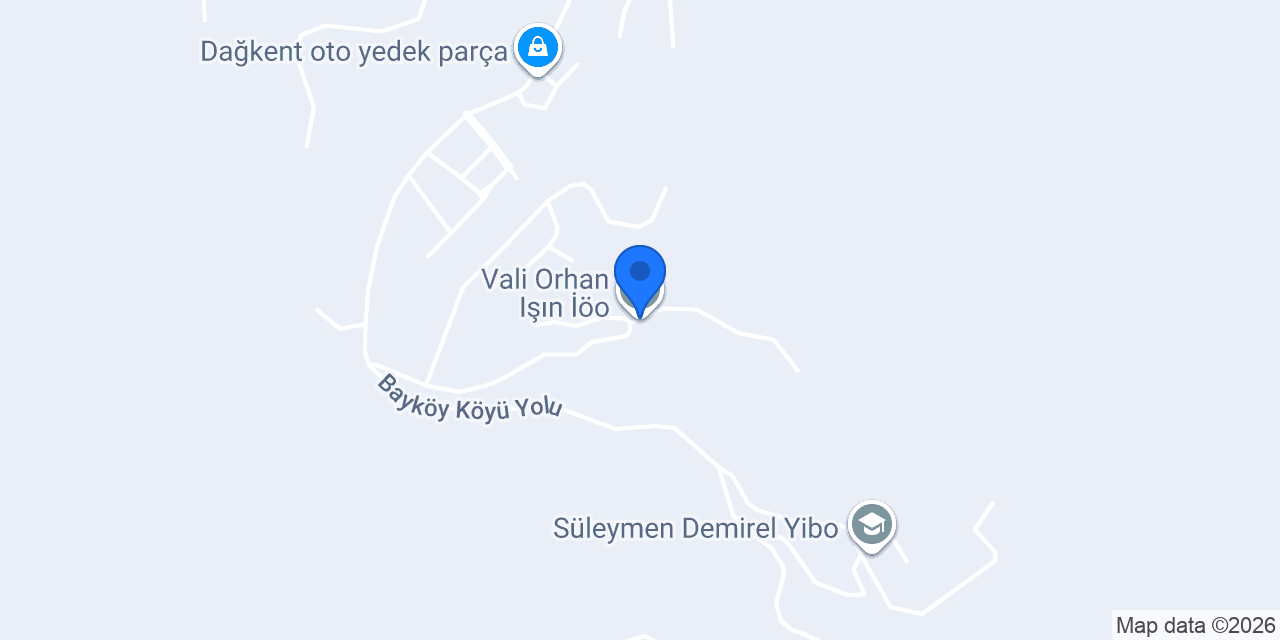 Vali Orhan Işın İöo konumu