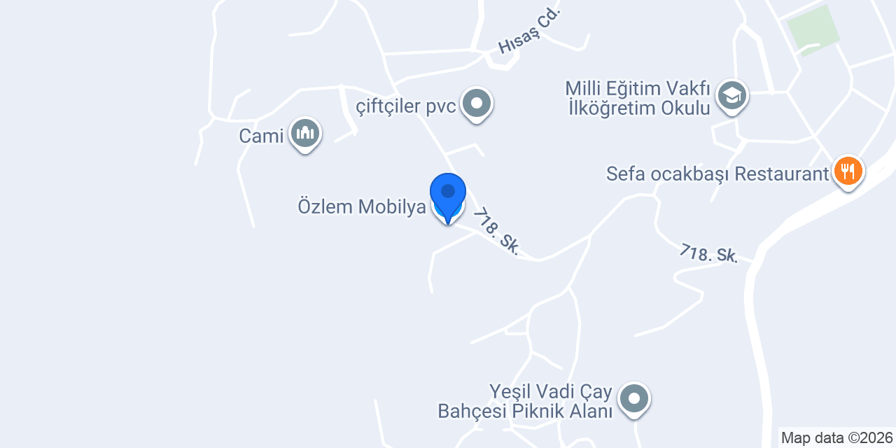 Özlem Mobilya konumu