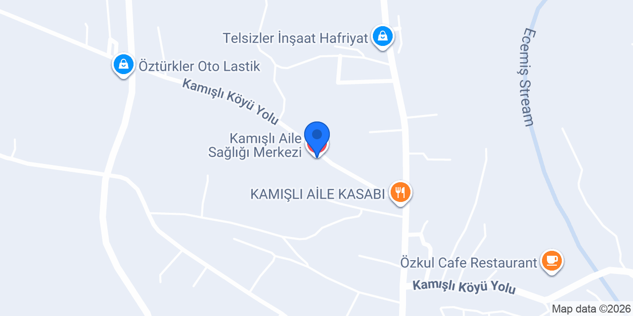 Kamışlı Aile Sağlığı Merkezi konumu