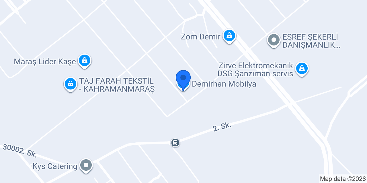 Demirhan Mobilya konumu