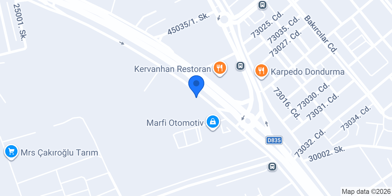 Maşallah Metal Tepsi Fabrikası konumu
