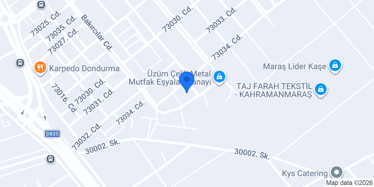 Üzüm Bıçakçılık (Mehmet Üzüm) konumu