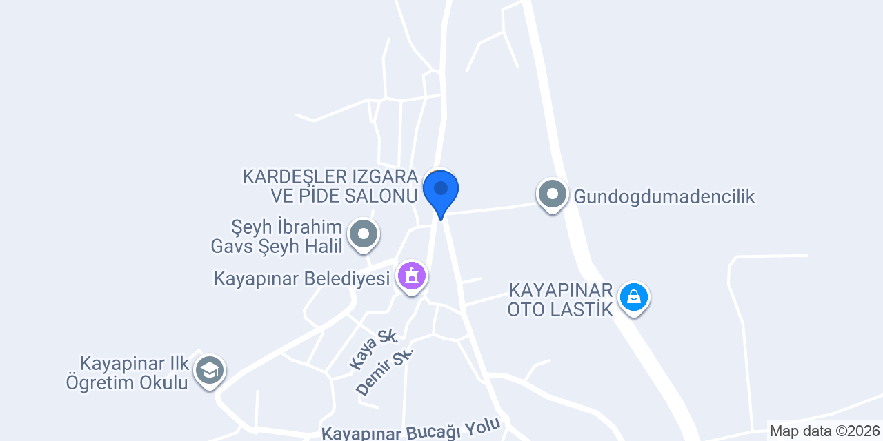 Aydın Usta Döner Salonu konumu