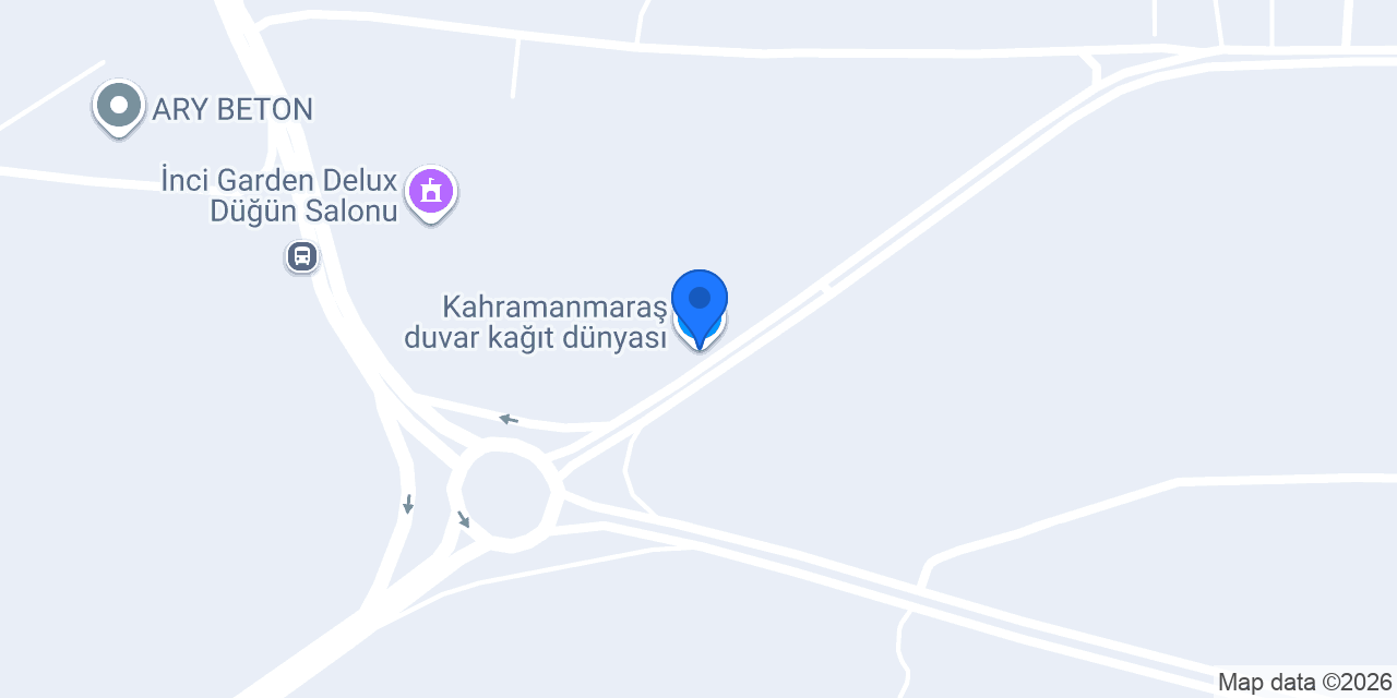 Kahramanmaraş duvar kağıt dünyası konumu