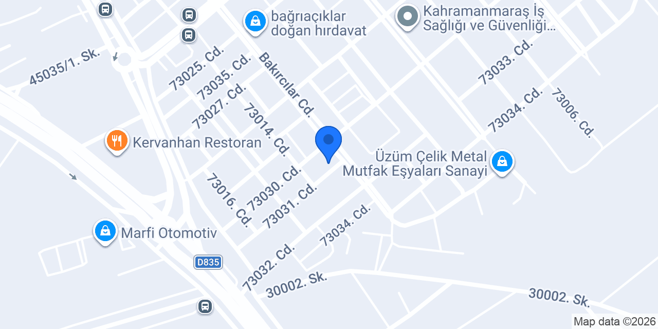 Zarifoğlu Metal | Bakır İmalathanesi konumu