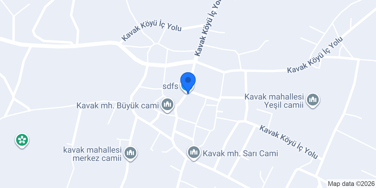 Kavak Belediyesi konumu