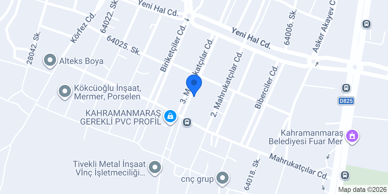 MNK PALET konumu