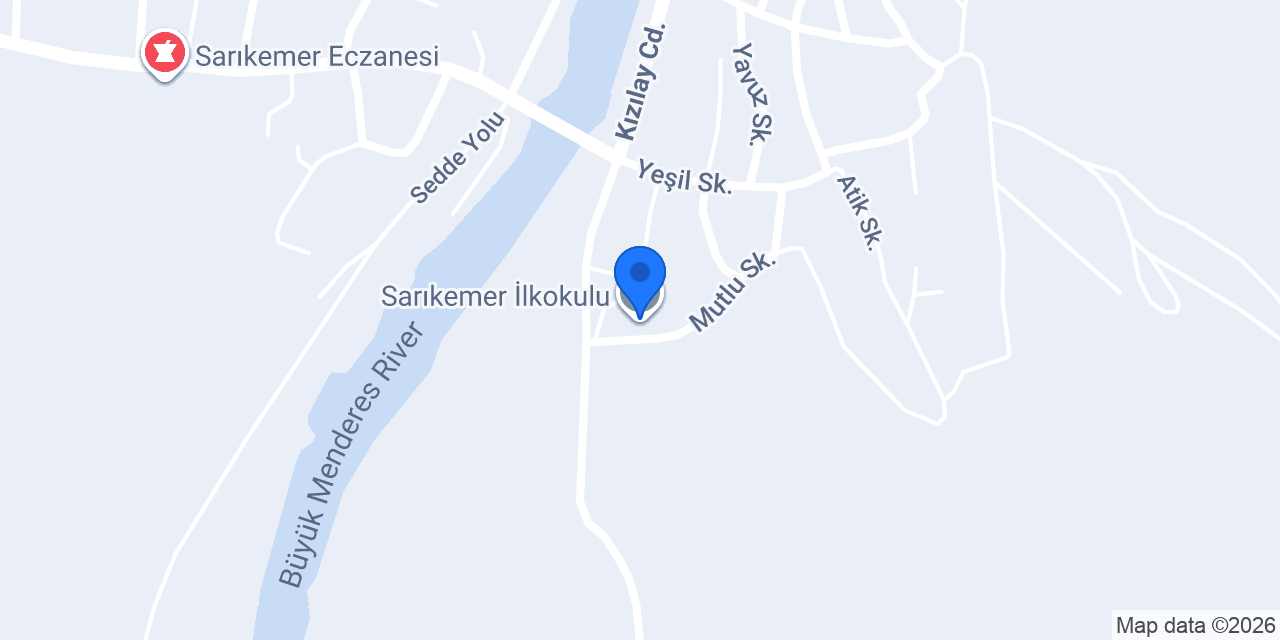 Sarıkemer İlkokulu konumu