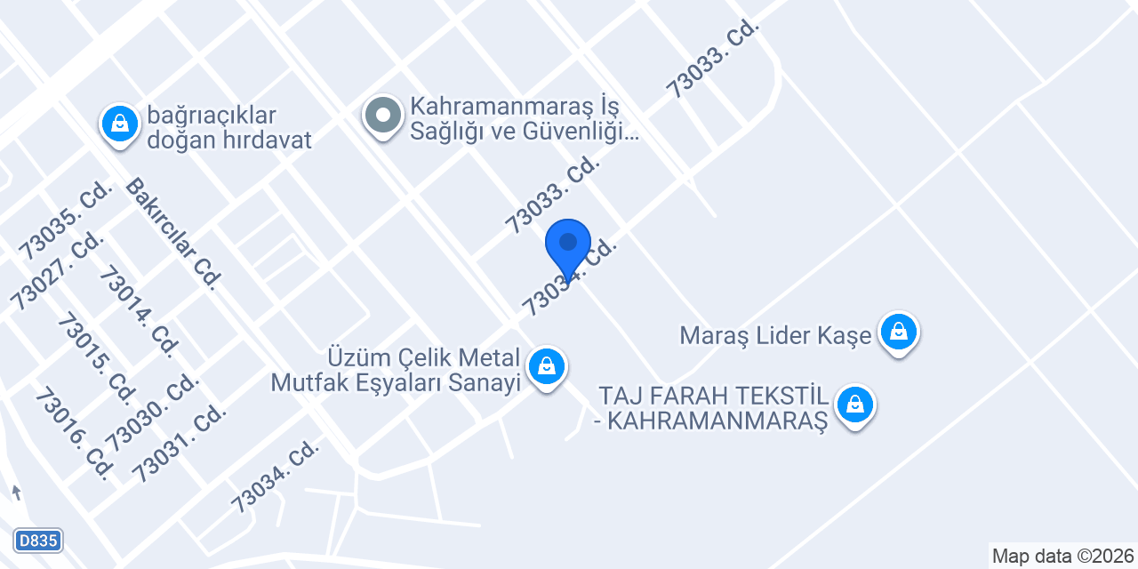 Öncü Alüminyum Metal konumu