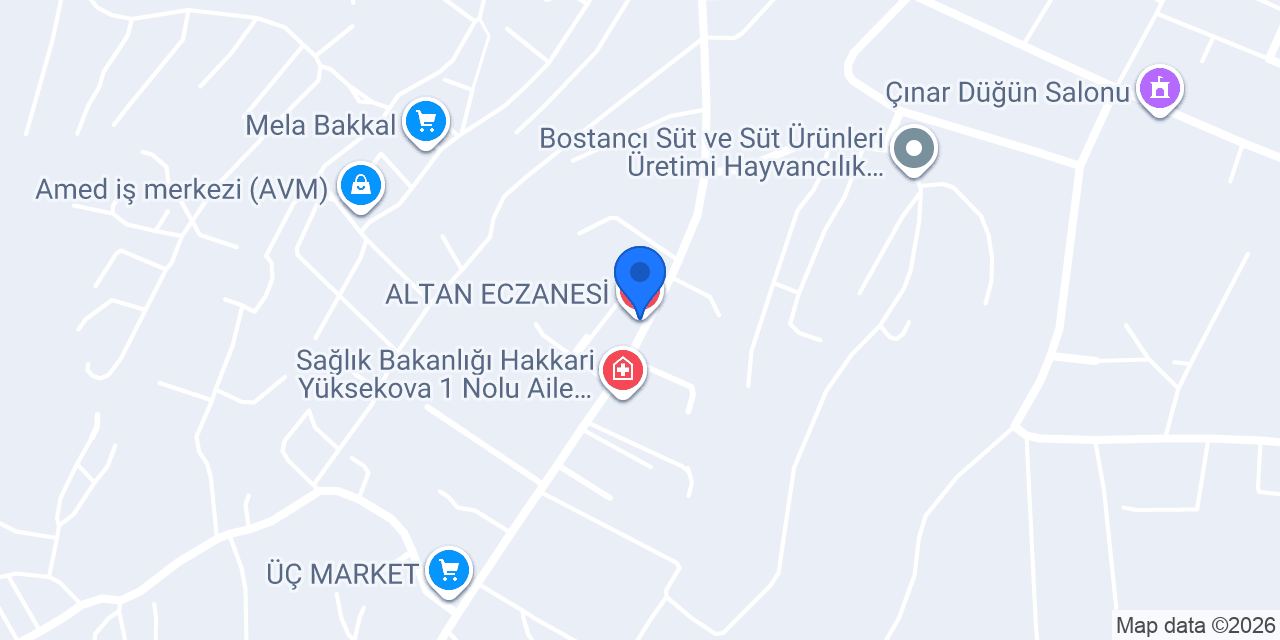 ALTAN ECZANESİ konumu