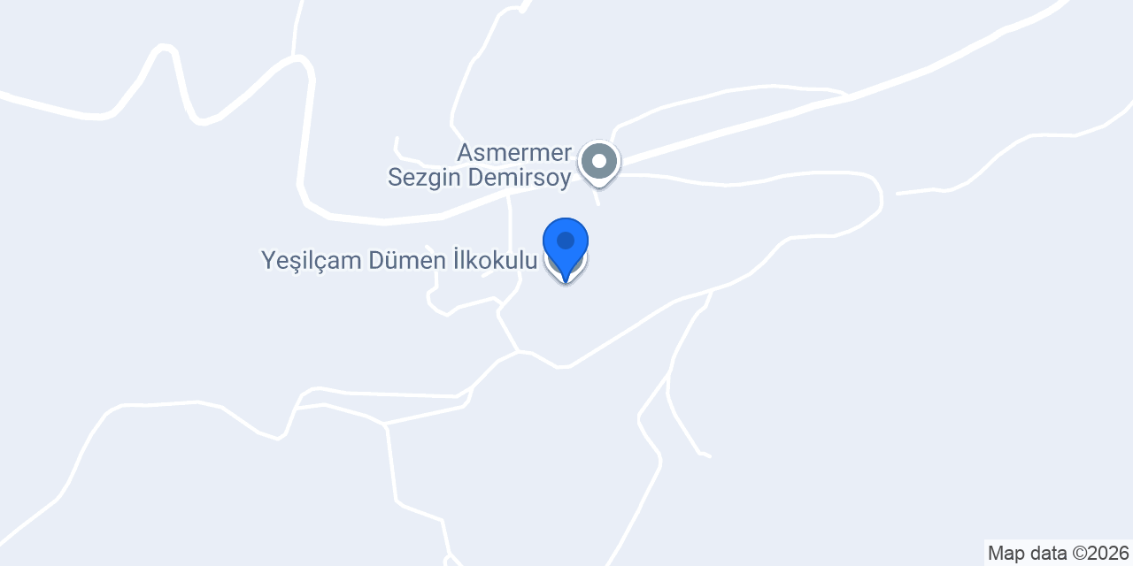Yeşilçam Dümen İlkokulu konumu