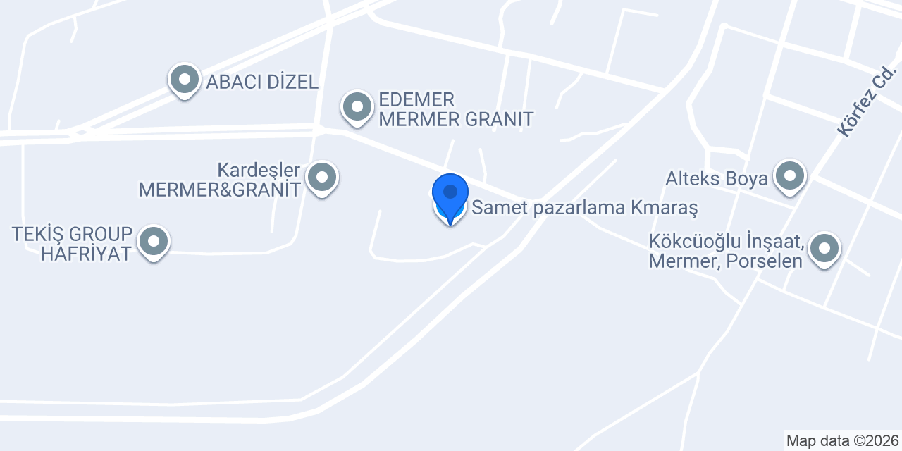 Samet pazarlama Kmaraş konumu