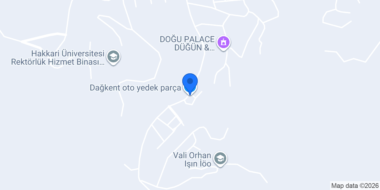 Dağkent oto yedek parça konumu
