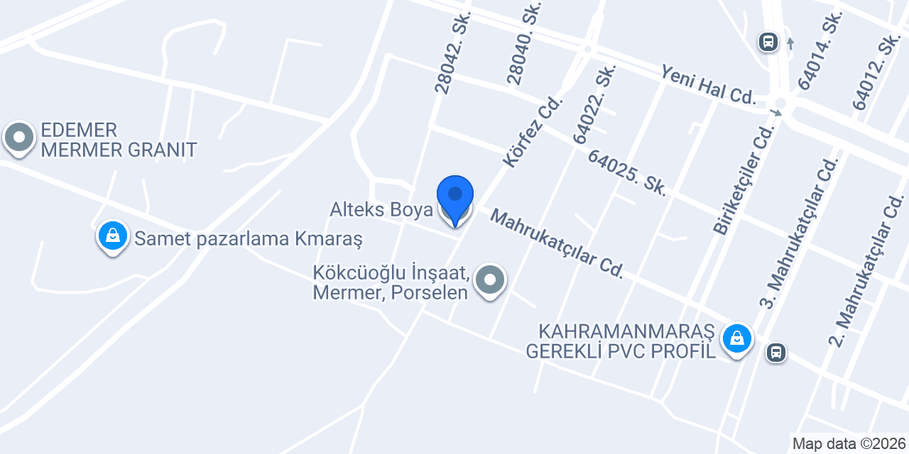 Alteks Boya konumu