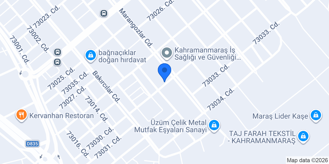 Alimoglu yemek salonu konumu
