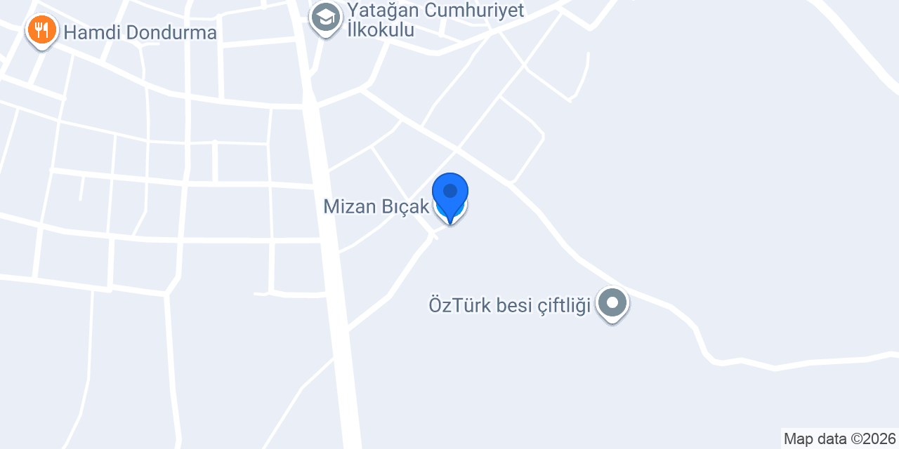 Mizan Bıçak konumu