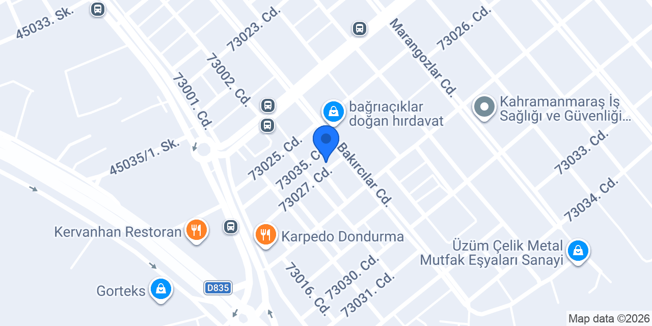 Parmaksız Auto konumu