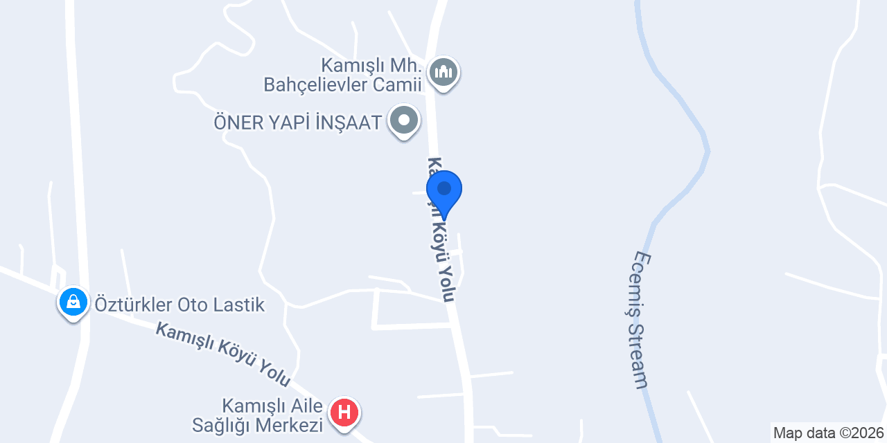 Öner Mobilya konumu