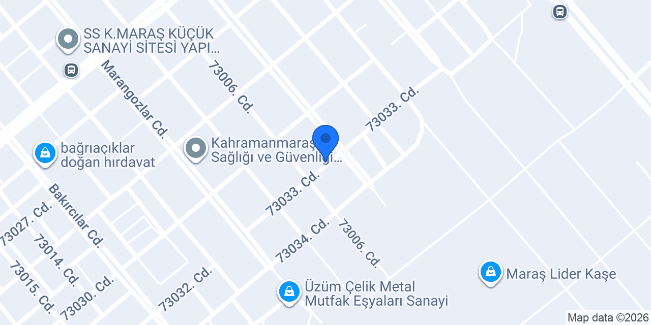 Kömeçoğlu Alüminyum konumu
