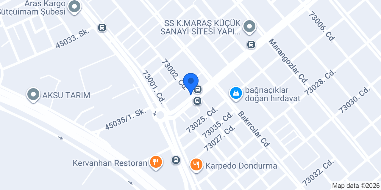 Tekin Elektronik kahramanmaraş konumu