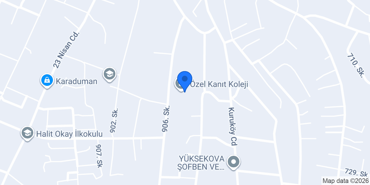 Özel Kanıt Koleji konumu
