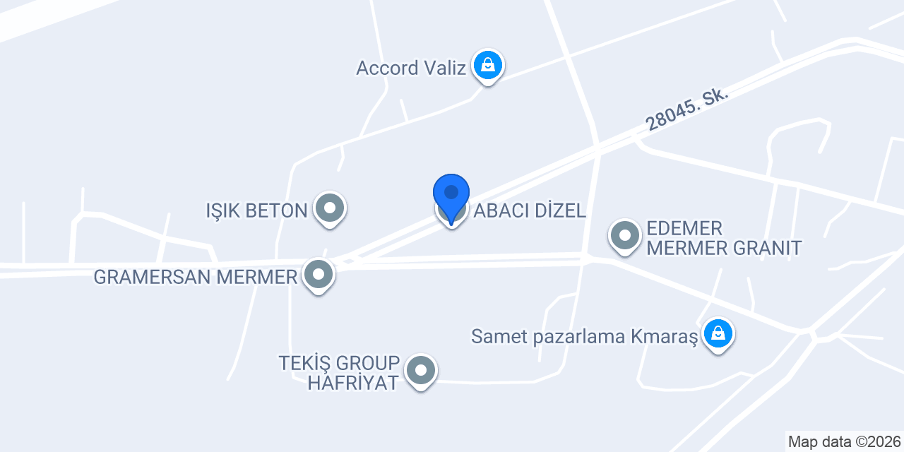 ABACI DİZEL konumu