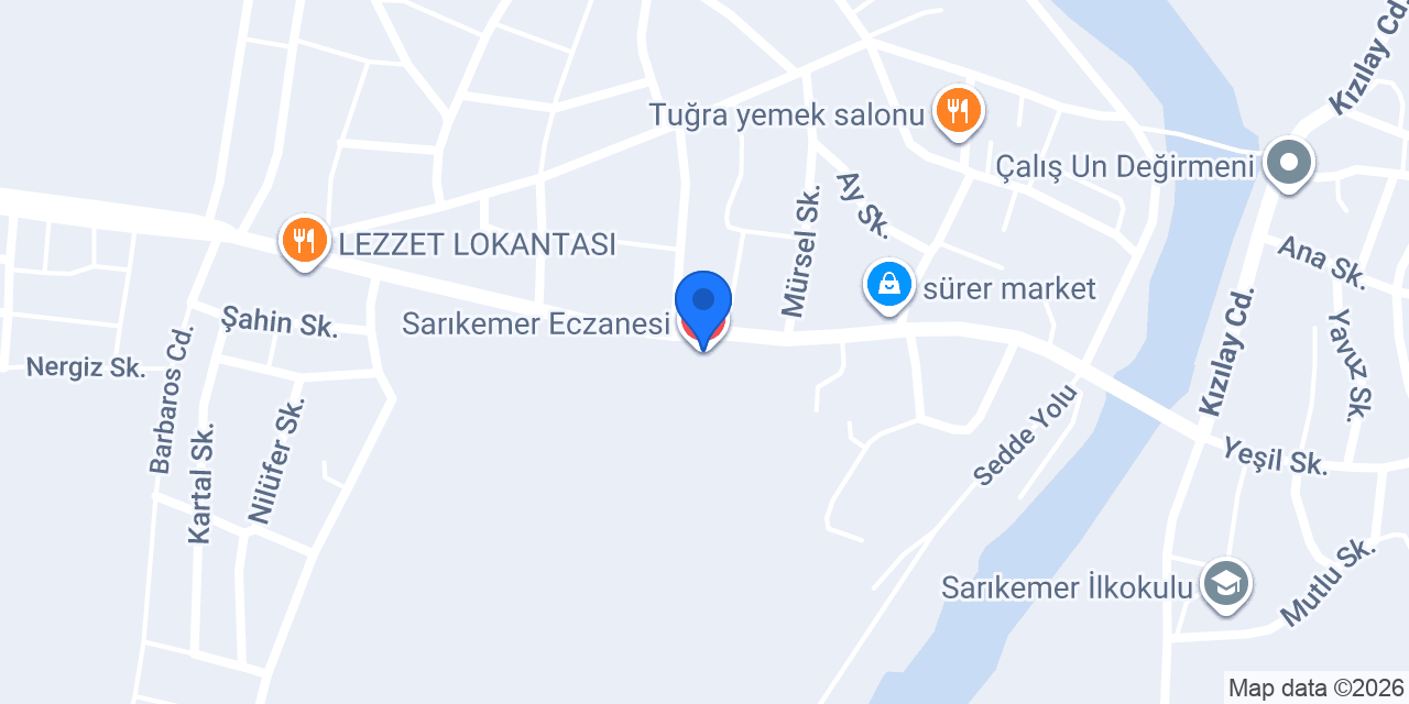 Sarıkemer Eczanesi konumu